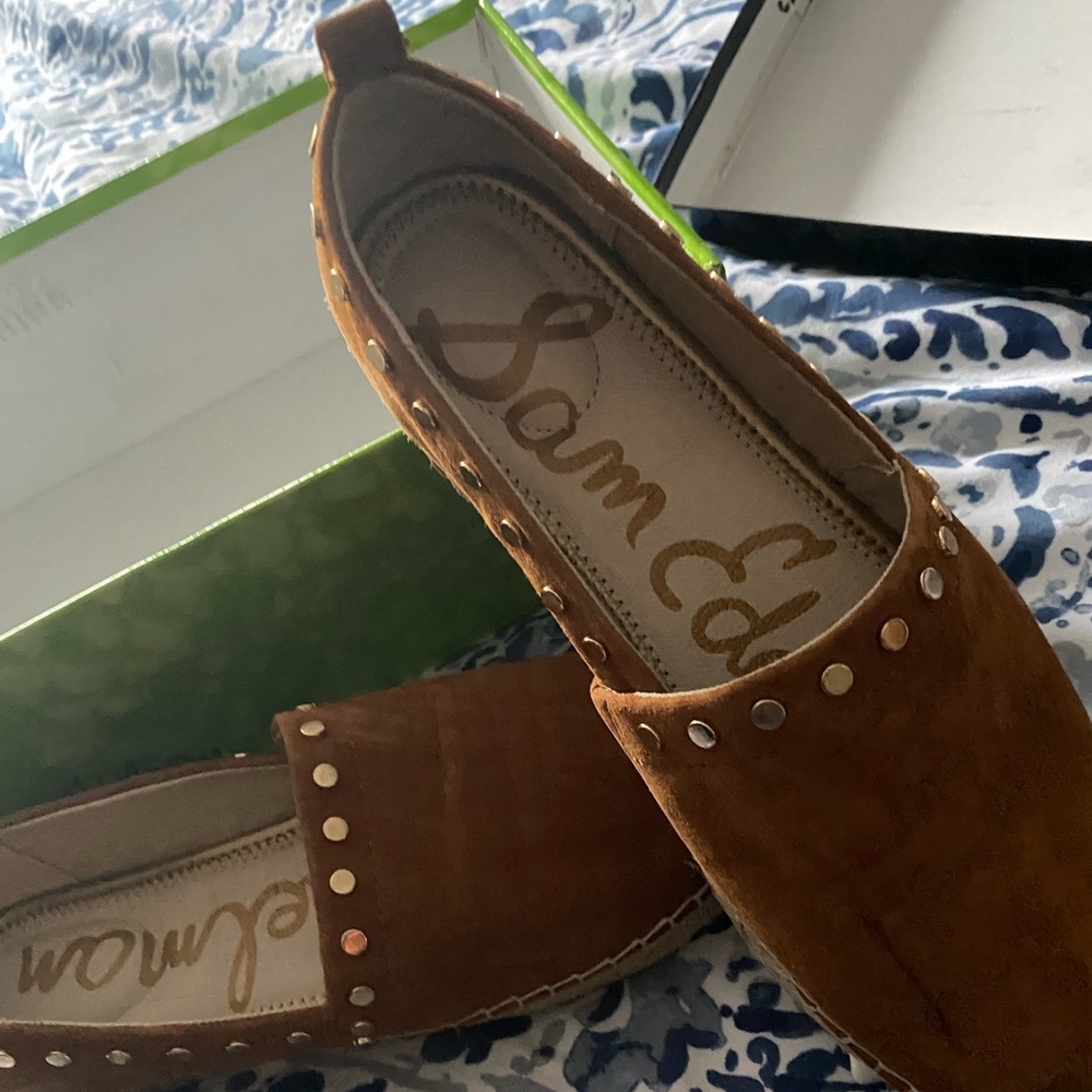 Suede shoes